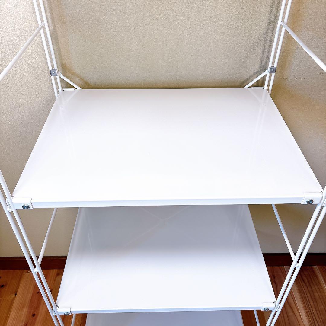 【良品】 無印良品 スチールユニットシェルフ スチール棚セット 中 ライトグレー