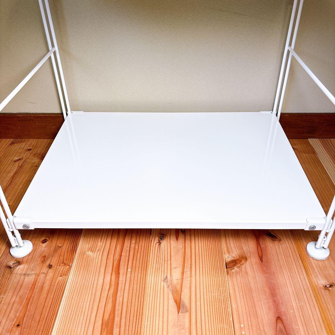 【良品】 無印良品 スチールユニットシェルフ スチール棚セット 中 ライトグレー