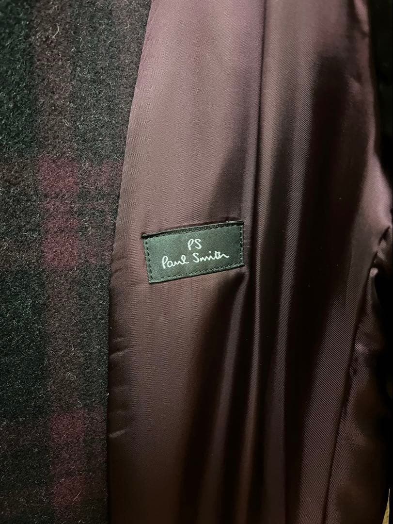 Paul Smith ピーコート ブロックチェック柄