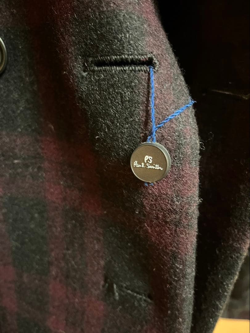 Paul Smith ピーコート ブロックチェック柄