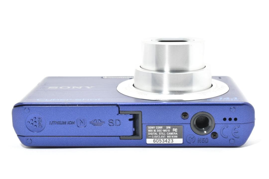 《 美品 》 ソニー　SONY Cyber-shot DSC-W610 ブルー