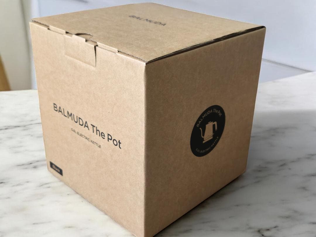 美品 BALMUDA 元箱 取説The Pot ブラック 電気ケトル 0.6L