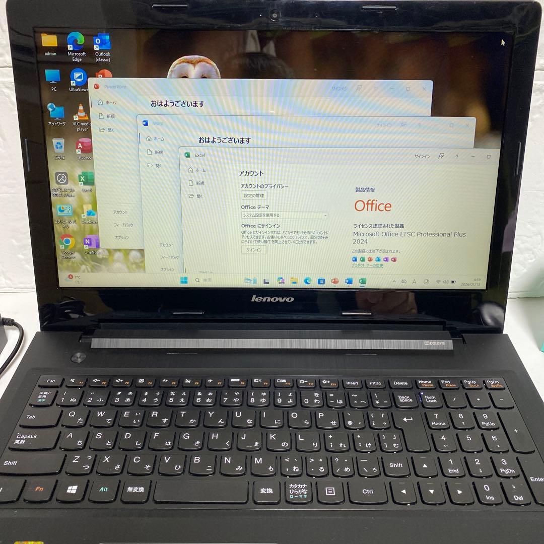 Windows11 オフィス付き　サクサクSSD Webカメラ　LENOVO