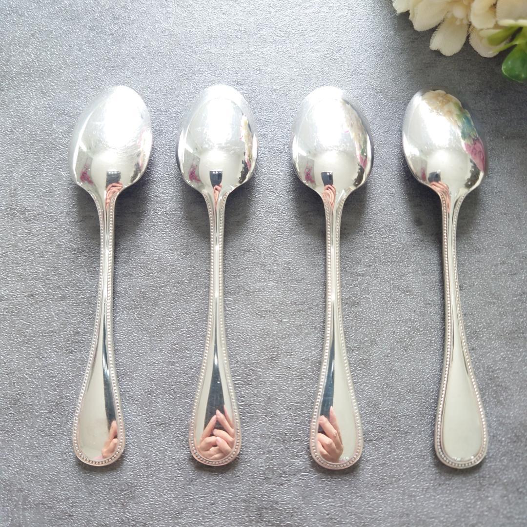 美品 クリストフル パール デミタススプーン 4点