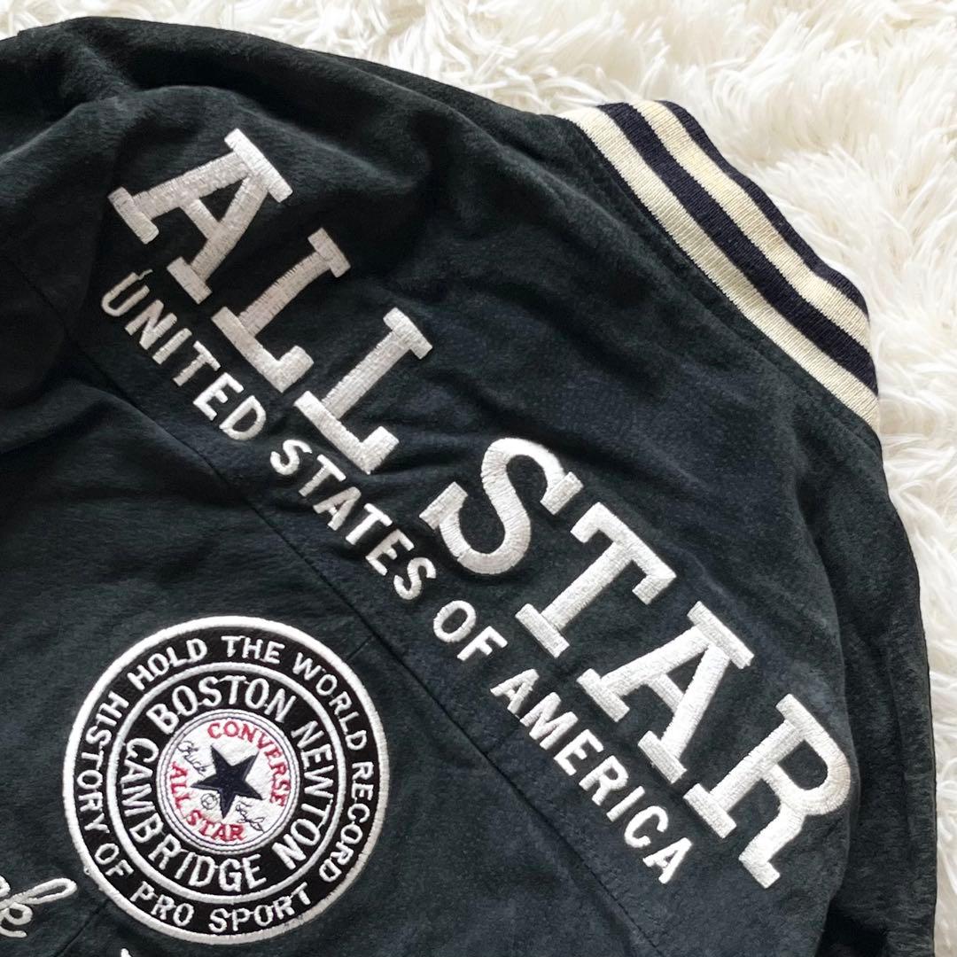 CONVERSE スタジャン Chuck Taylor スエード メンズM 黒系