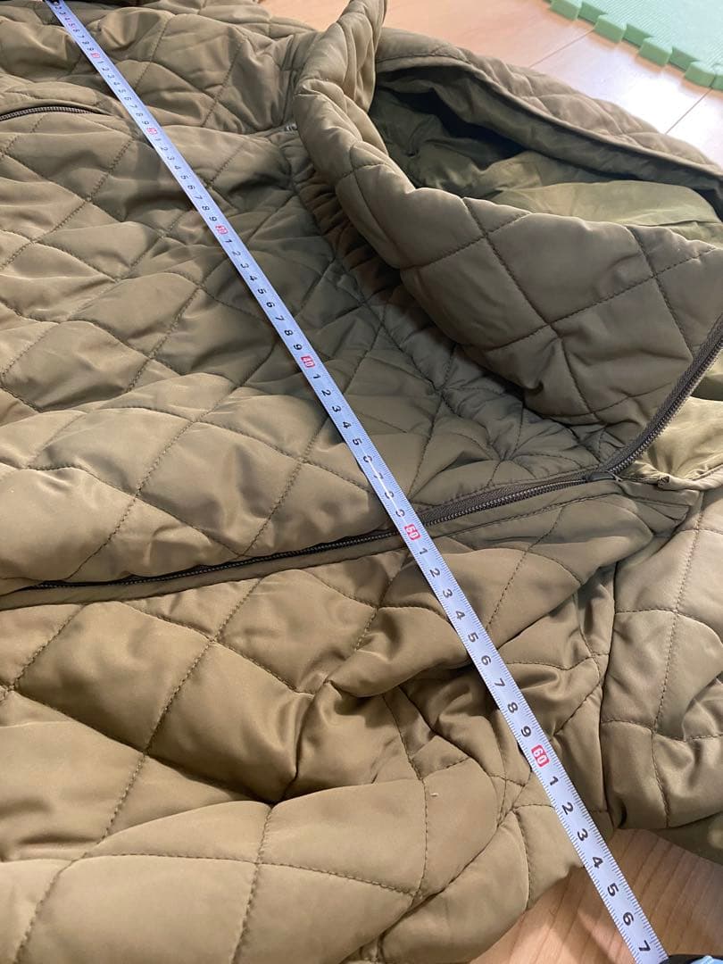 スウィートマミー キルティング ママコート 抱っこ おんぶ カーキ L