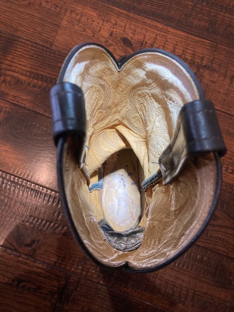 Tony Lama[トニーラマ]刺繍レザーウエスタンブーツvintage