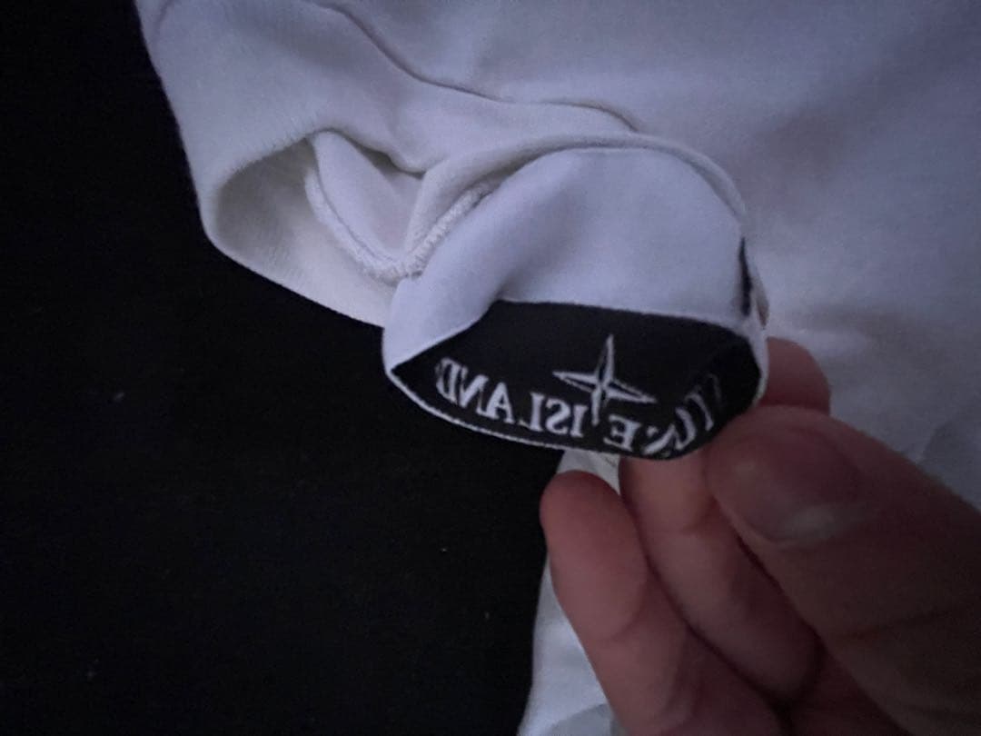 STONE  ホワイト長袖Tシャツ