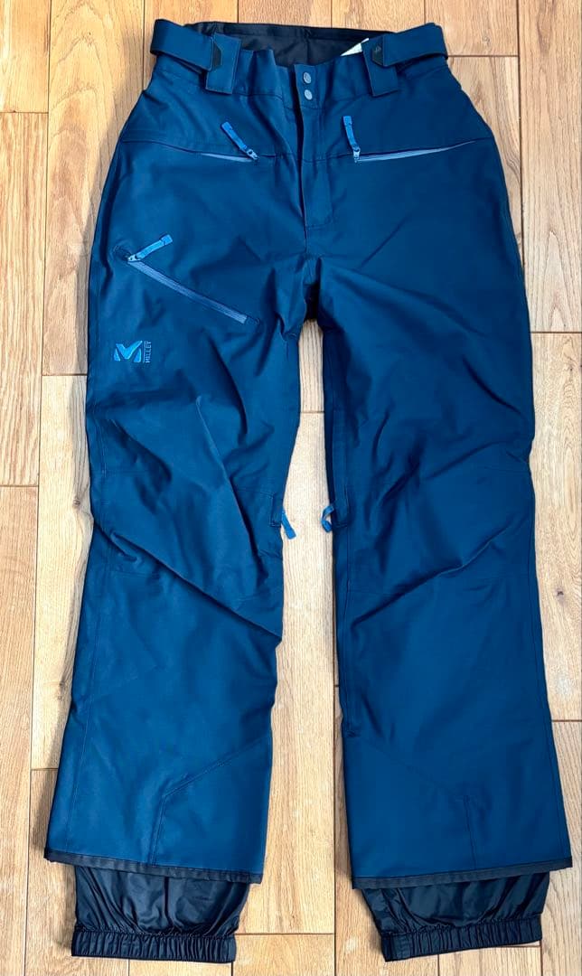 MILLETスキーウェア イエロー/ダークグレー 上下