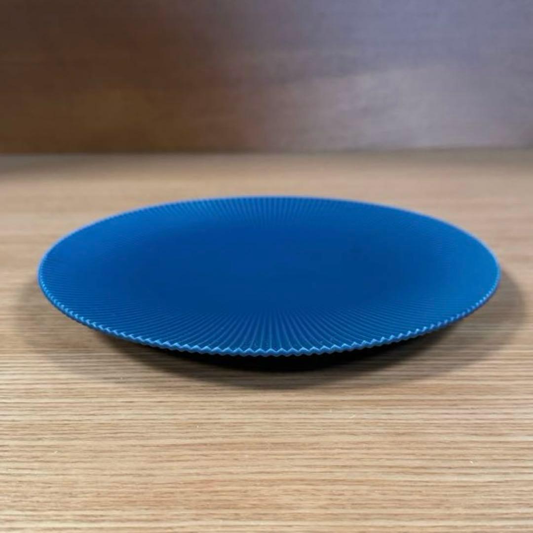 有田焼 李荘窯 青マット 鎬24cmプレート 2枚セット☆