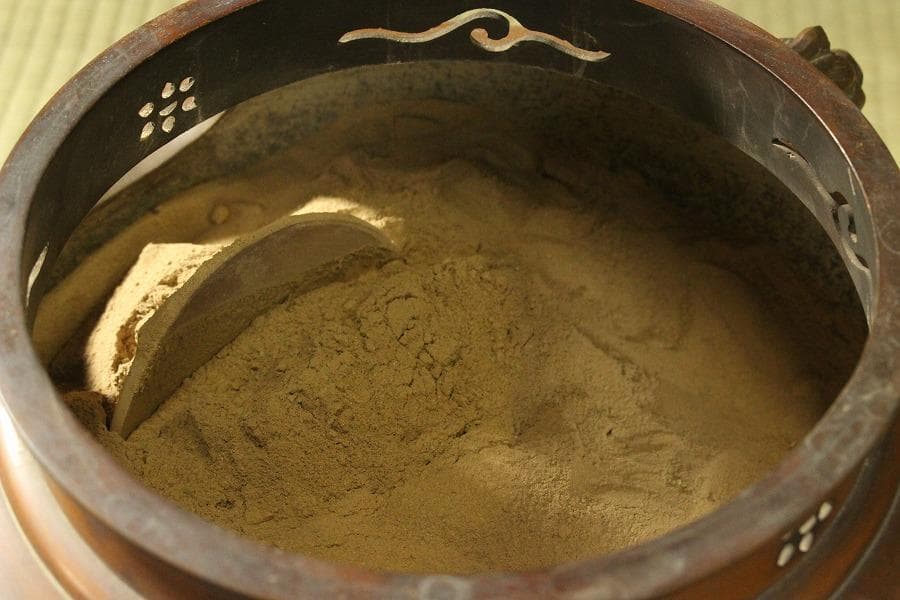 茶道具 鬼面風爐釜 釜師 高木治良兵衛作 木箱付(A485)