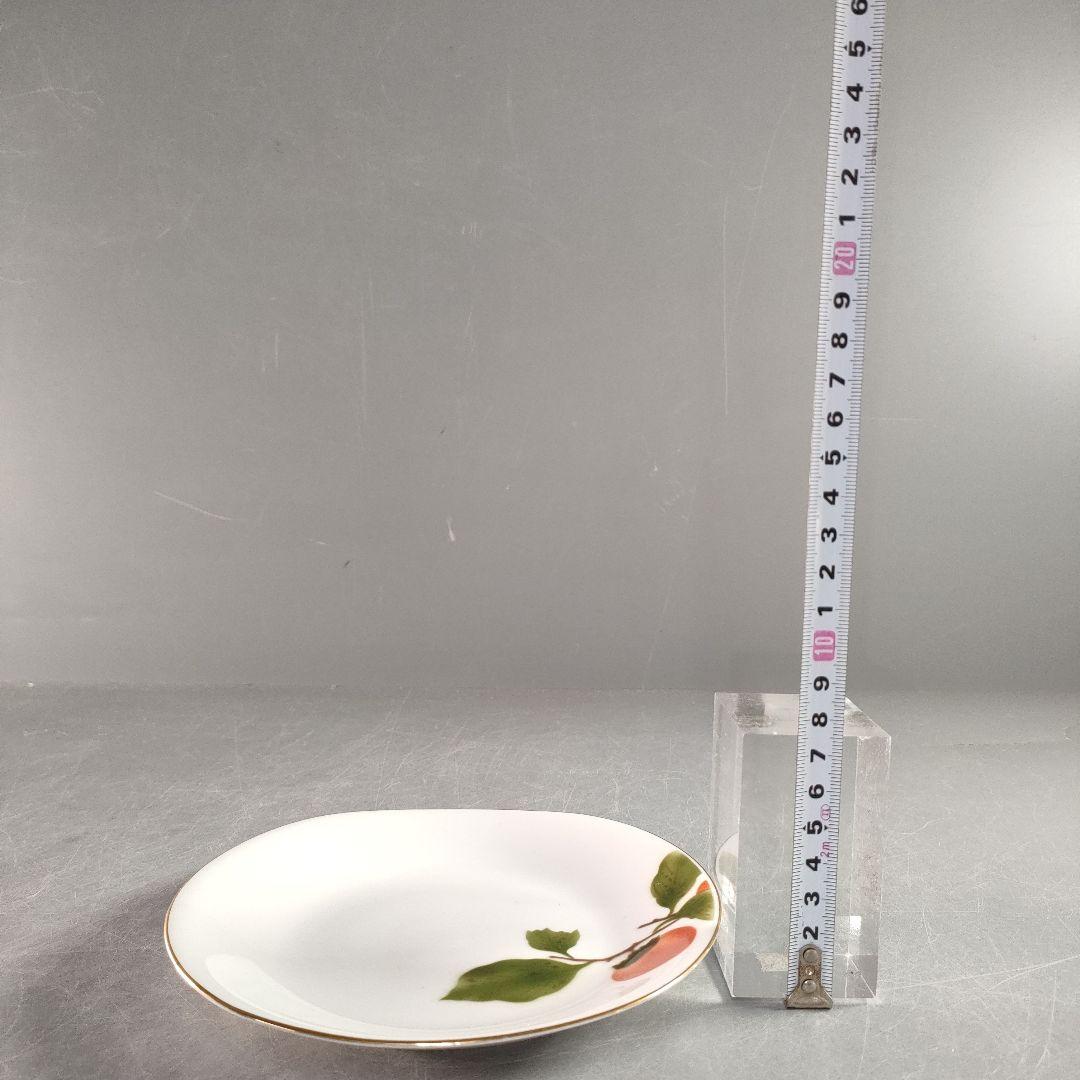 A1341-1/有田焼/深川製磁/果実文銘々皿 苺皿6客・柿皿5客/懐石道具/