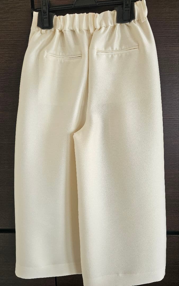 【未使用】heve ヘイブ ガウチョパンツ バニラ 38