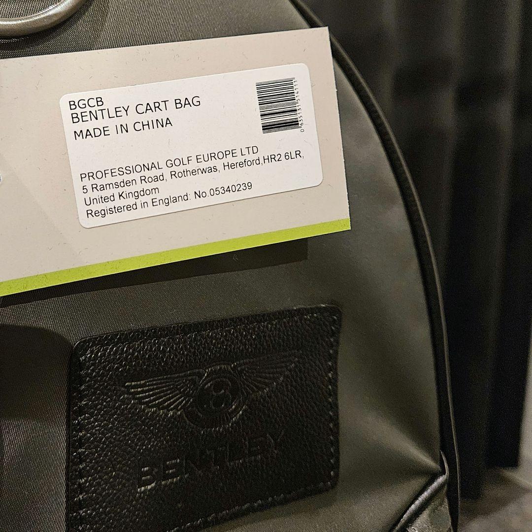 ■新品未使用■ ベントレー 純正ゴルフバッグ