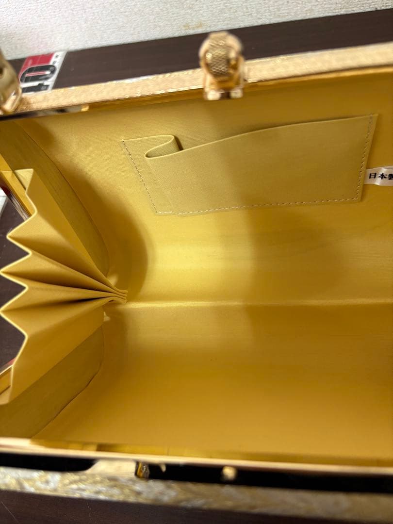 和装セット　バッグ　下駄　草履　ゴールド　着物　入学式　冠婚葬祭/C-0