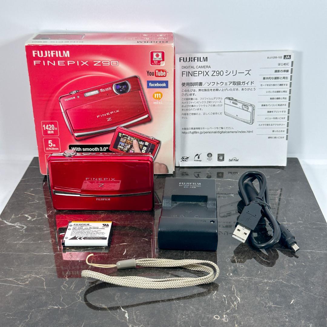 FUJIFILM Finepix Z90 フジフィルム レッド