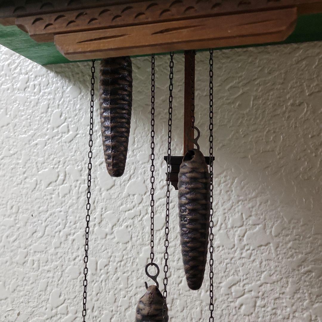 希少　ヴィンテージ　スイス製　重錘式　鳩時計