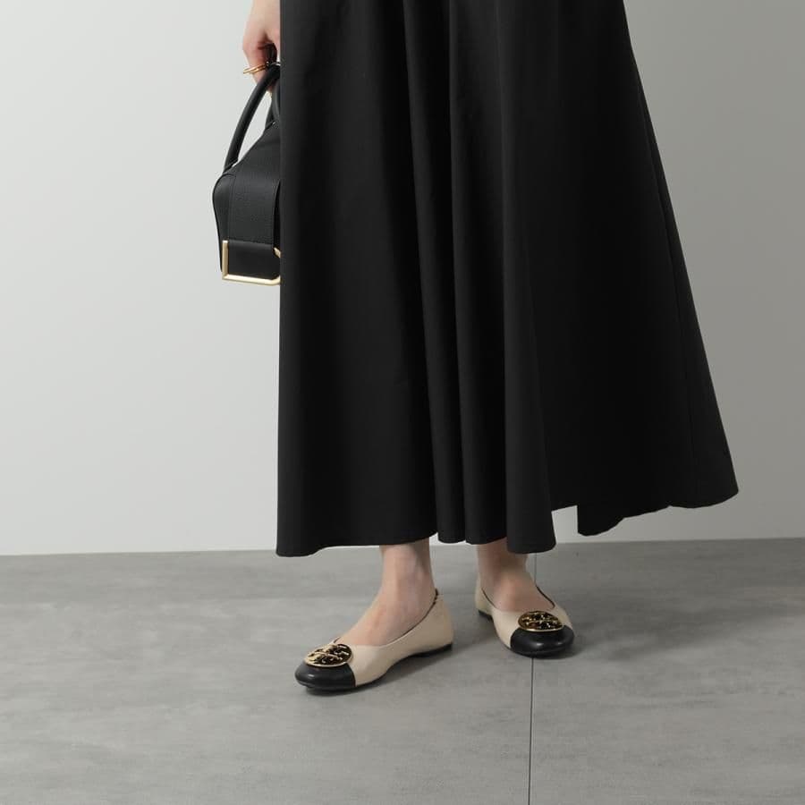 美品✨トリーバーチ TORY BURCH クレア キャップトゥ バレエ US7