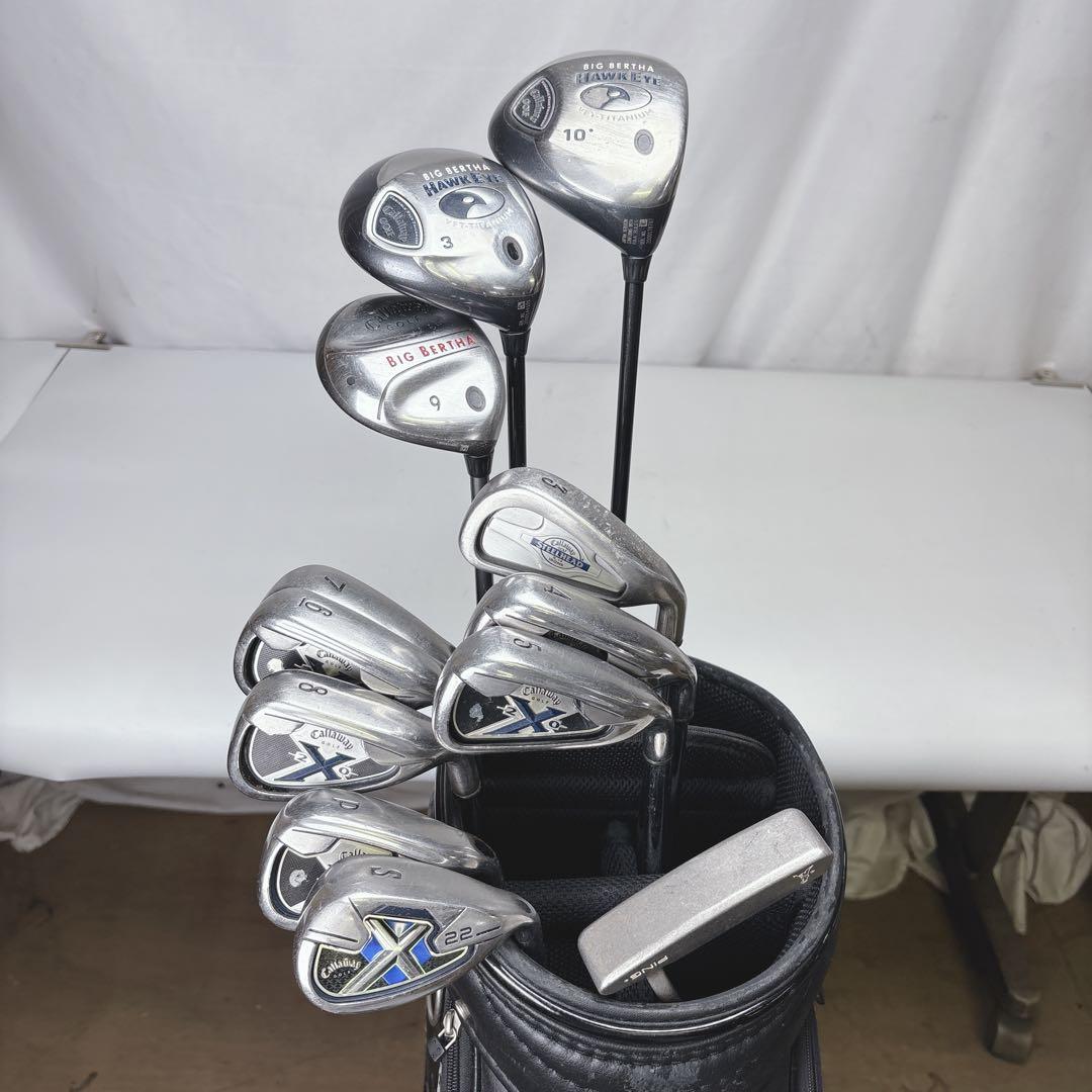 【激安‼️】男性右利き キャロウェイ ゴルフクラブセット キャディバッグ付