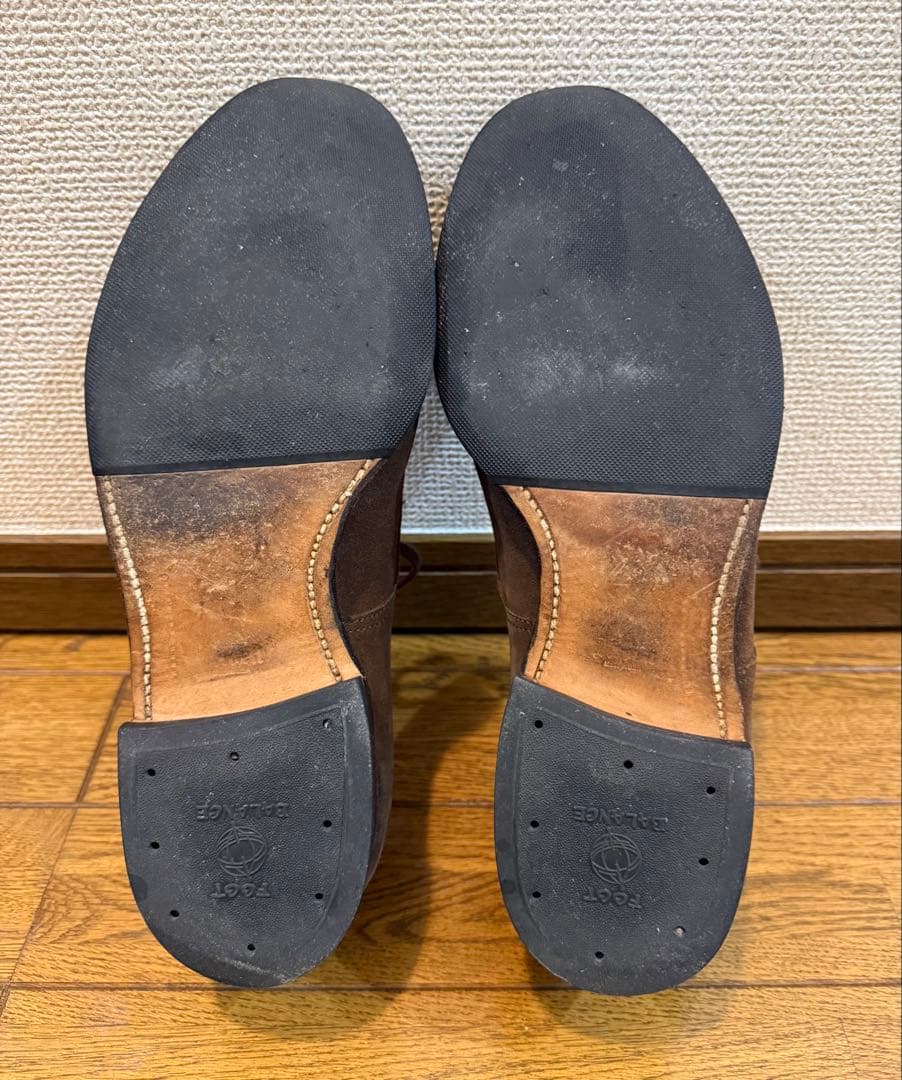 ALDEN×TOMORROWLAND スエードVチップドレスシューズ　オールデン