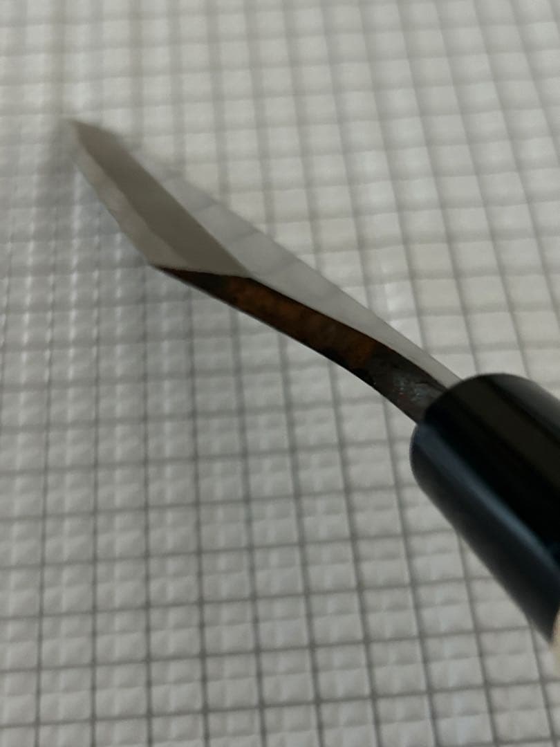 左用 出刃 包丁 出刃包丁 安来鋼青紙２号 150mm 朴丸柄 左利き用