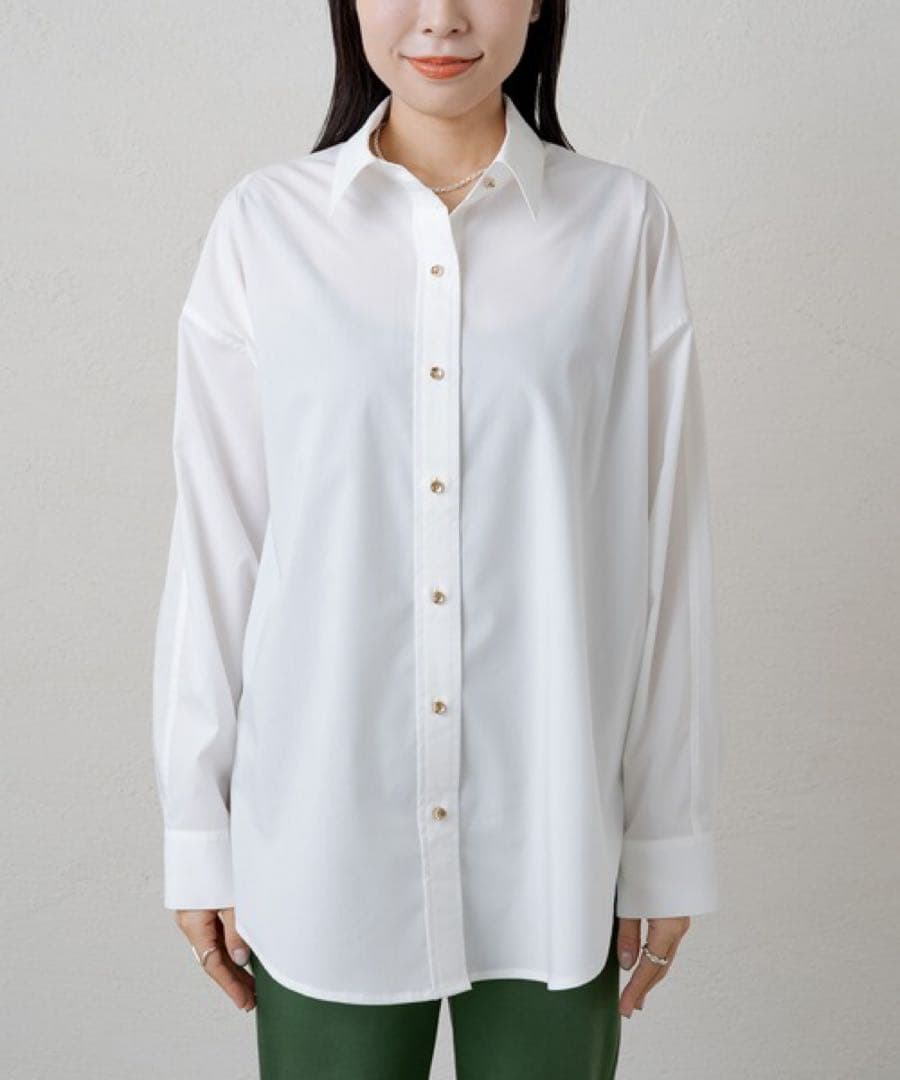 Loungedress(ラウンジドレス) 「ライトサテンBIGシャツ」