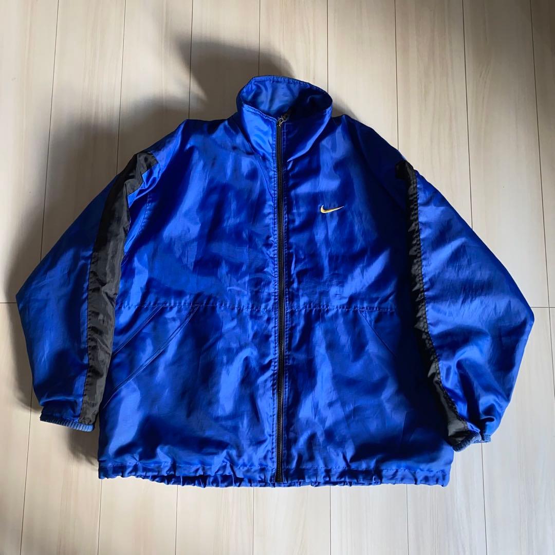 NIKE ナイロンジャケット 90s 刺繍ロゴ 激レア