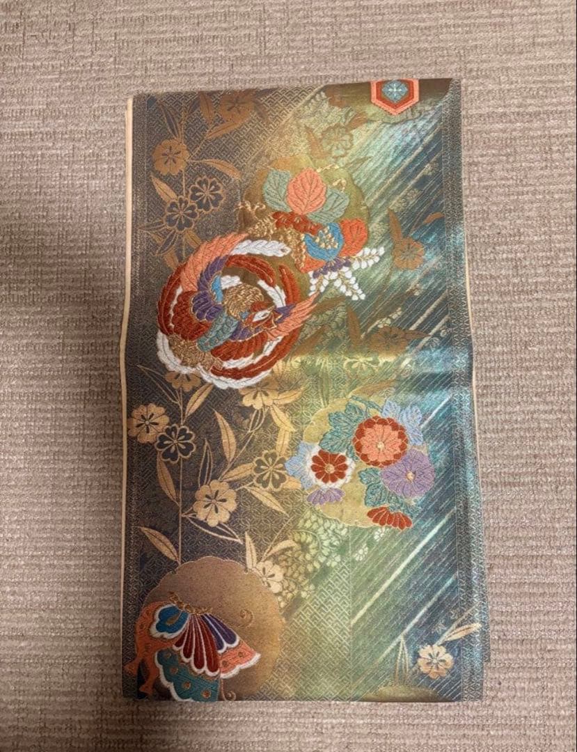 Ｋ*ａ様 【新品未使用品】紅型 振袖 長襦袢＋袋帯(使用品)セット