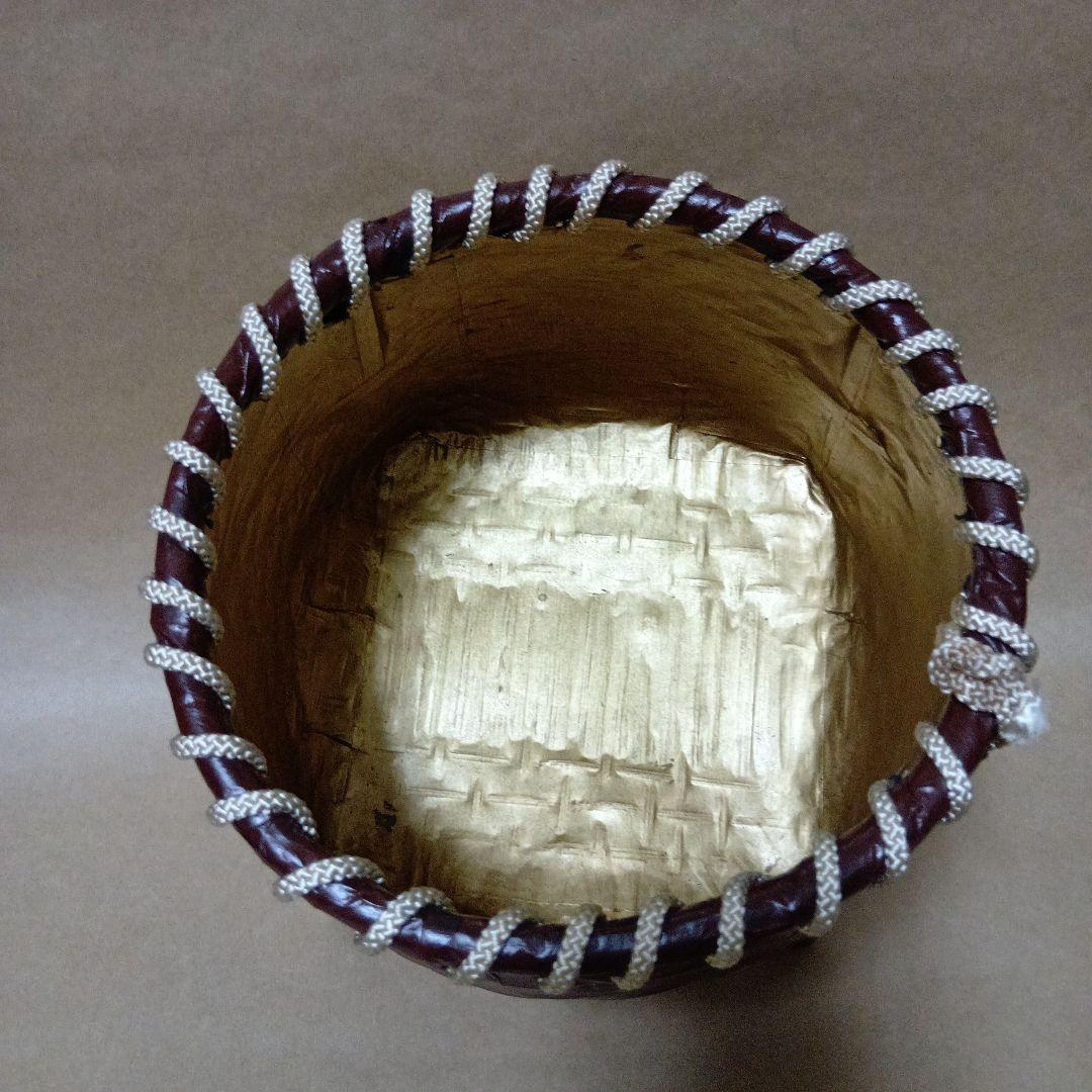 茶道具　塩籠炭斗 一燈好み