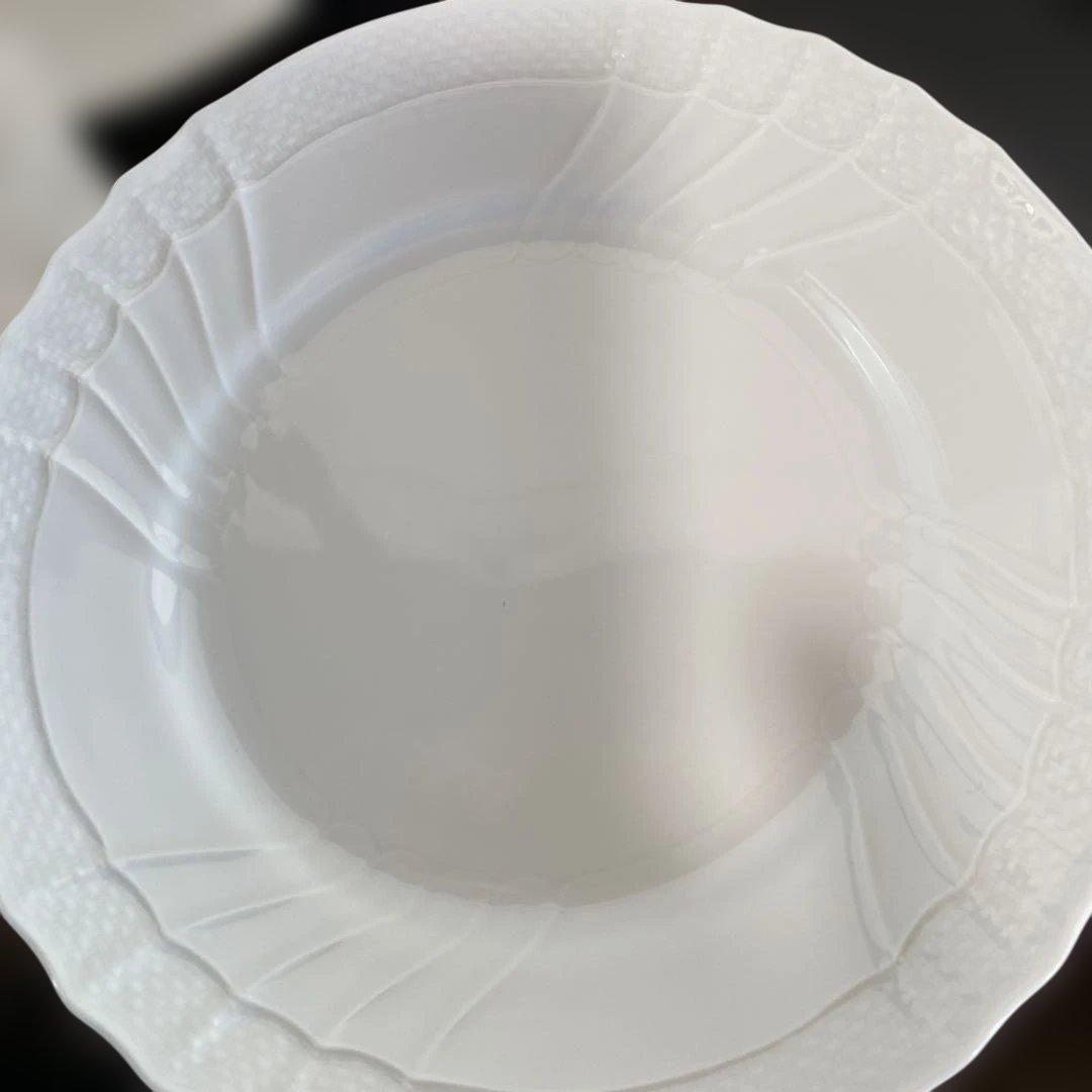 リチャードジノリ＊ベッキオホワイト＊19.5センチプレートセット 7枚