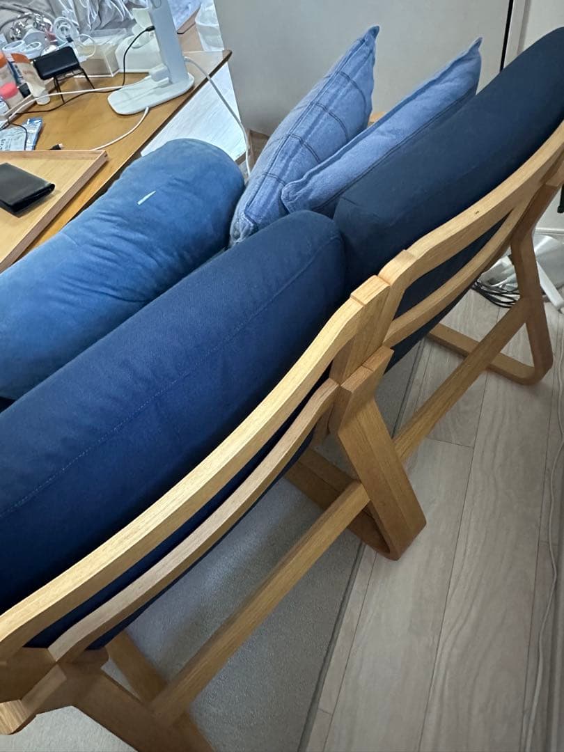 【美品】無印用品2人掛けソファ/直接取引限定