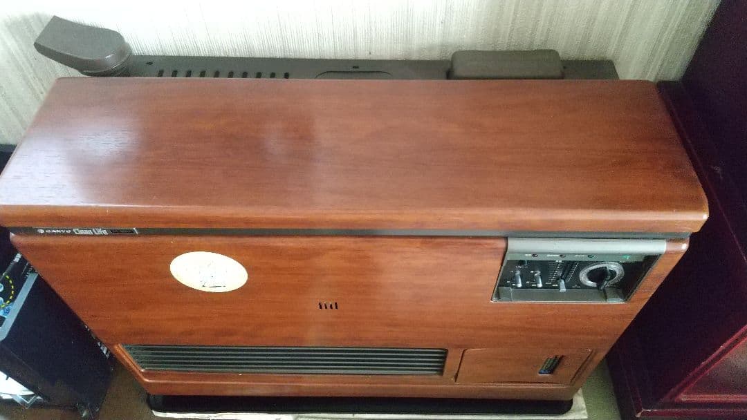 【希少】SANYO FF式 石油 暖房機 ファンヒーター 加湿機能付き