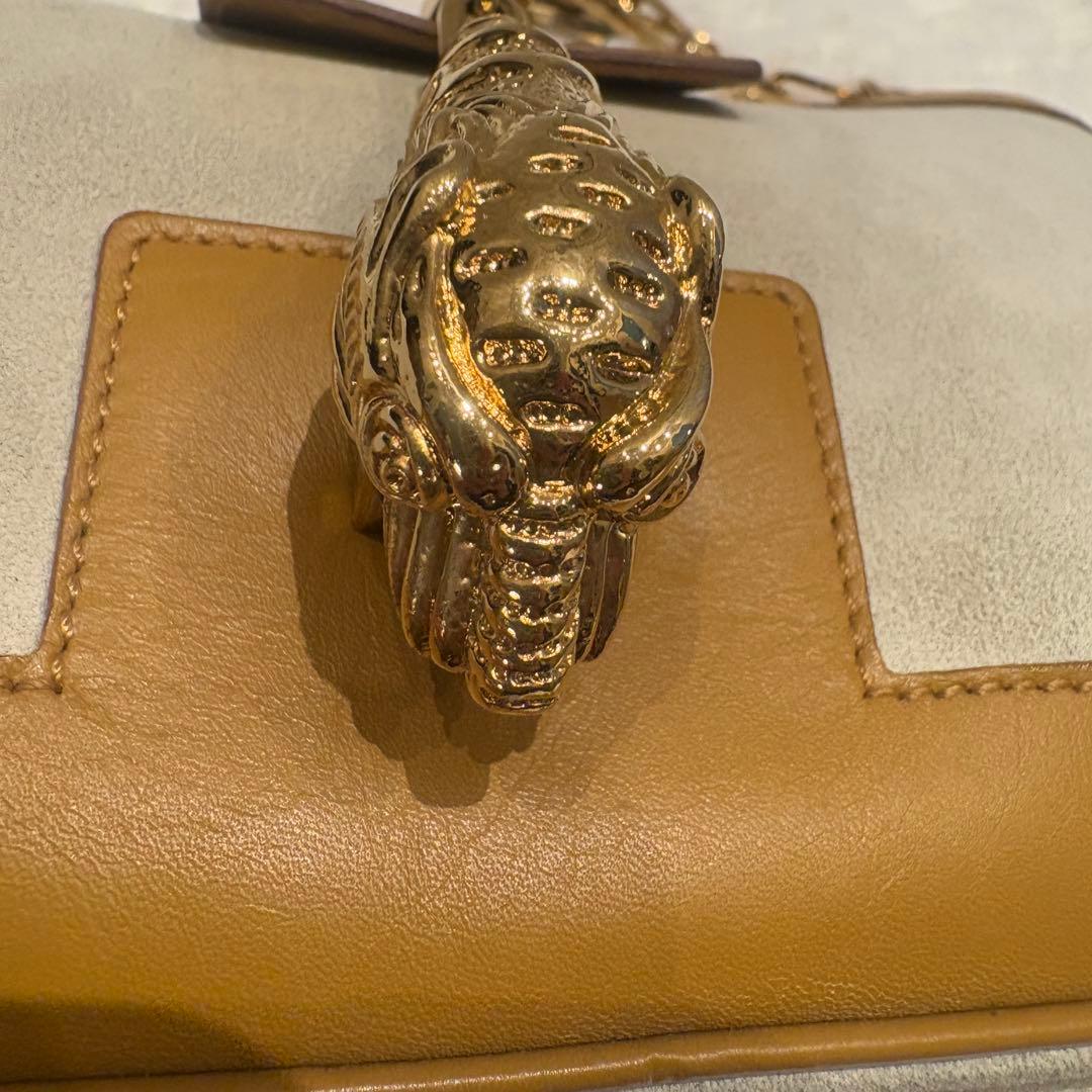 【希少✨】グッチ タイガーヘッド チェーン ショルダーバッグ