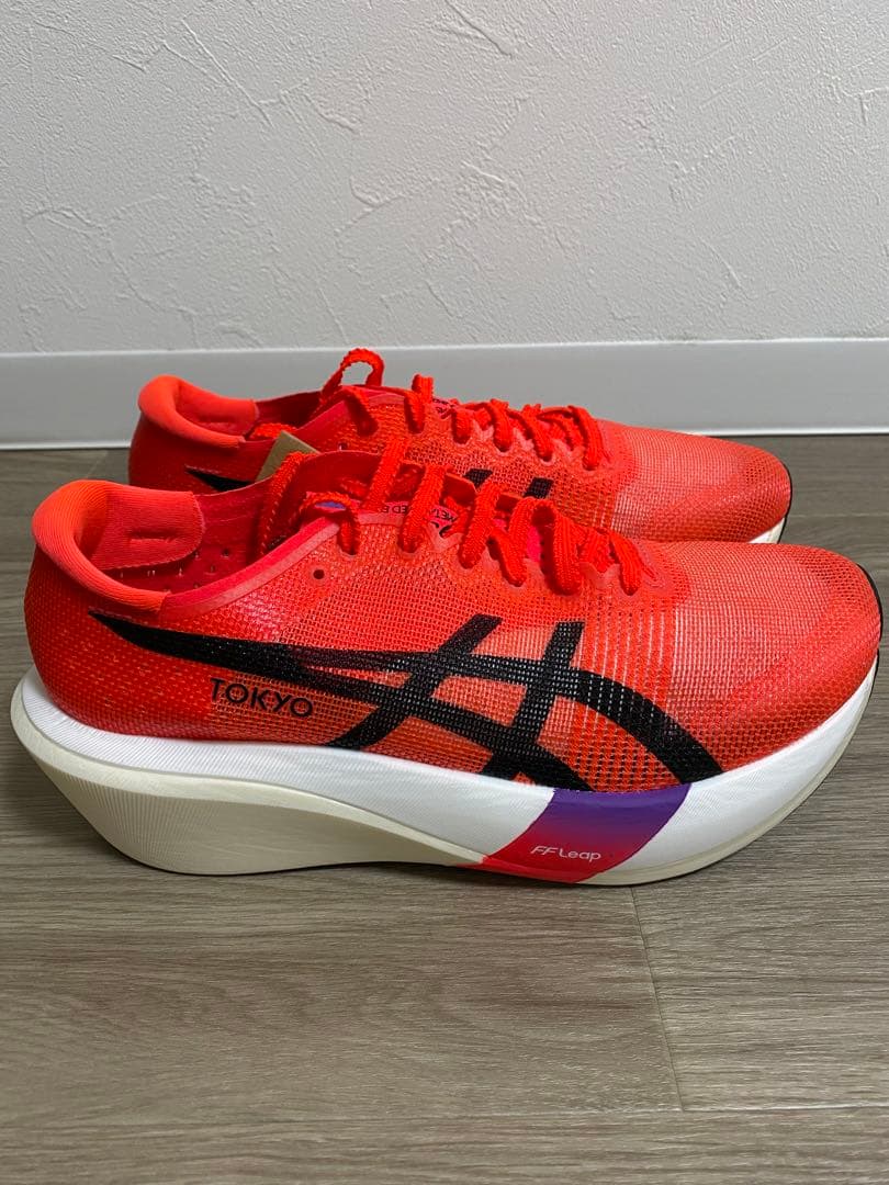 【新品未使用】ASICS メタスピードエッジトウキョウ 25.5cm レッド