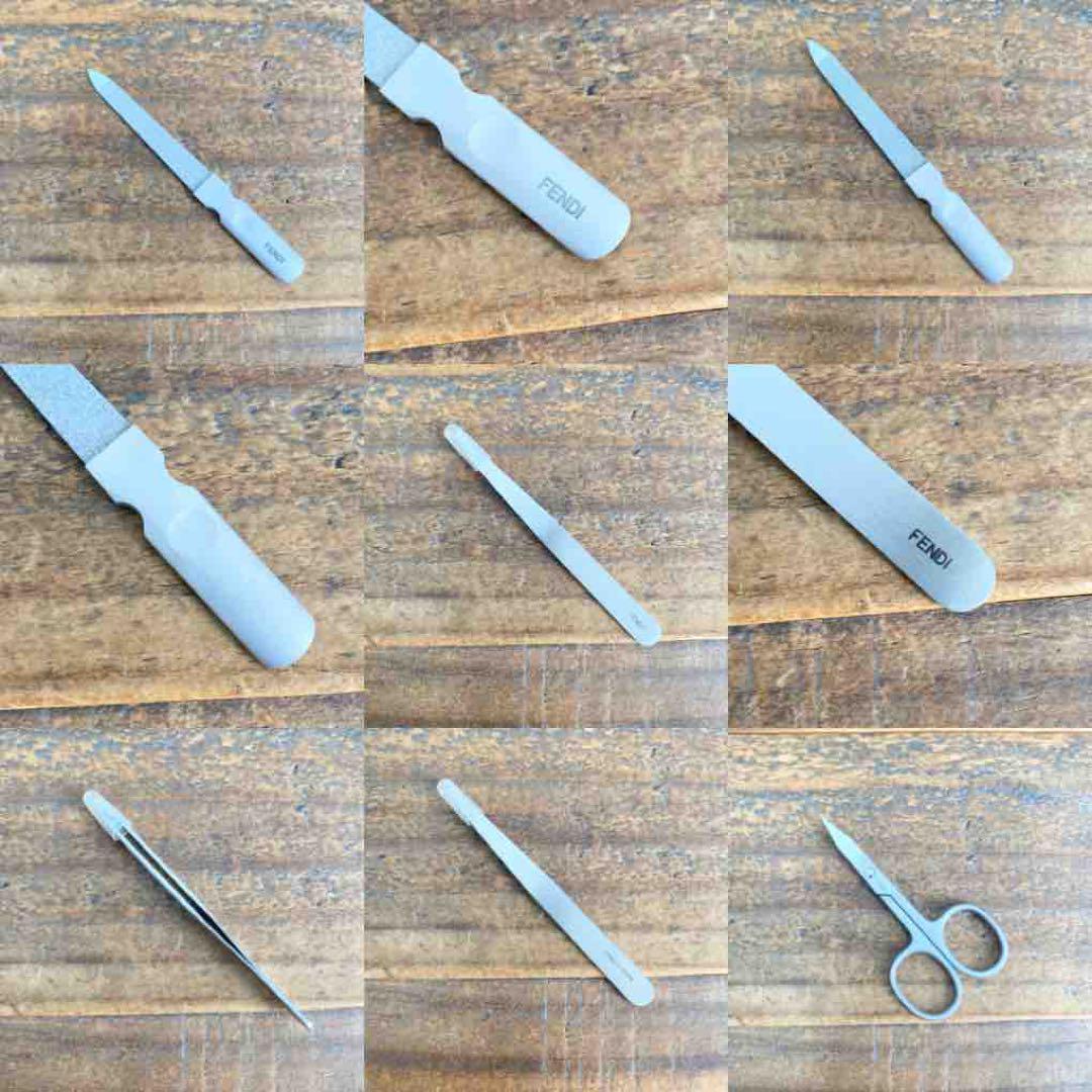 FENDI フェンディ グルーミング ネイルケアセット レザーケース付き 爪切り