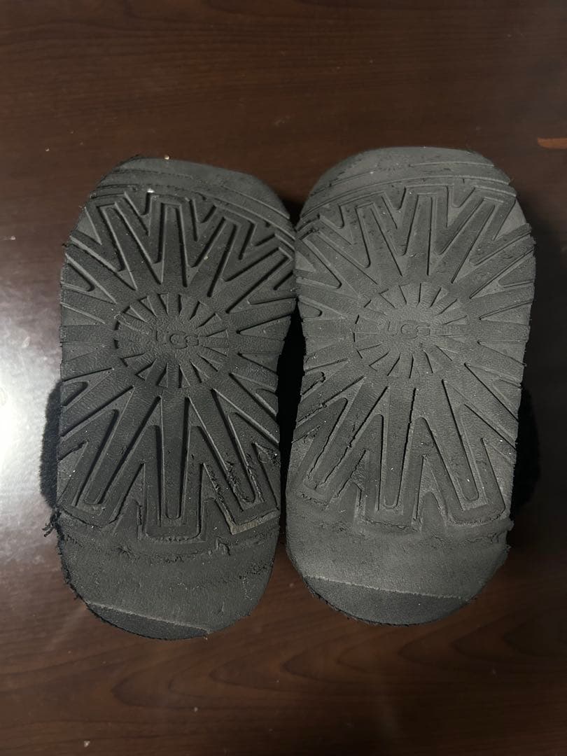 【a】UGG ファンケット ブラック ムートン