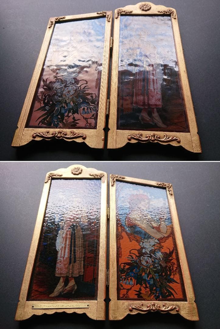 コカコーラ ステンドグラス Four Seasons1923年 グラスマスターズ