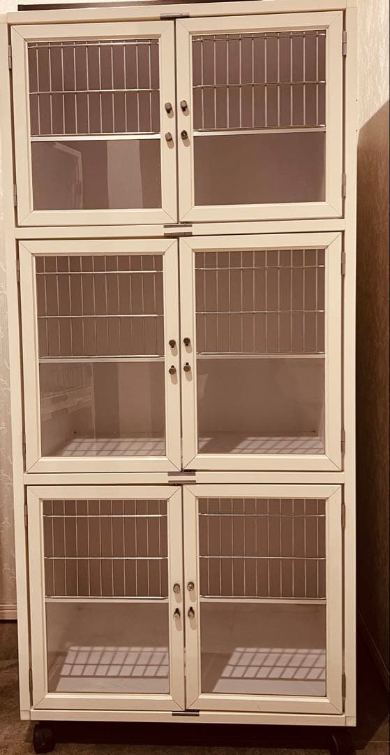 なっつページ犬のケージ3段　PLAS.CO ×2台