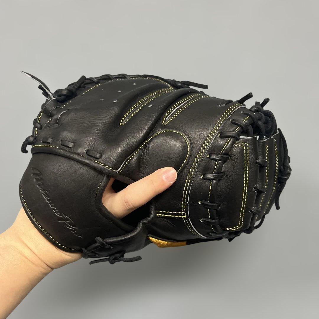 1197 ミズノプロ 號 型抜群 即戦力 極美品 硬式 キャッチャーミット