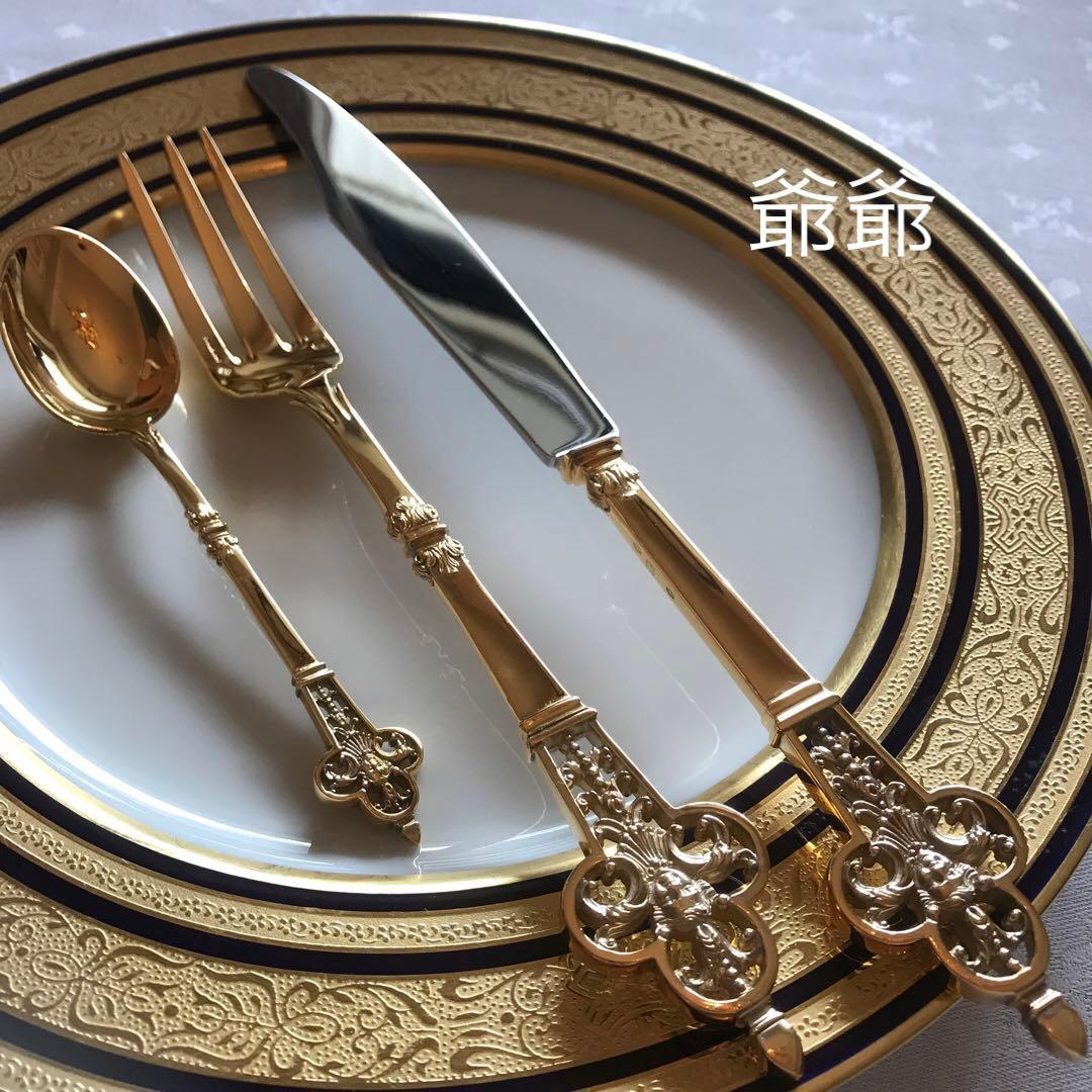 カルディヤック クリストフル ／純銀 ヴェルメイユ／ルネサンス ３本　※未使用