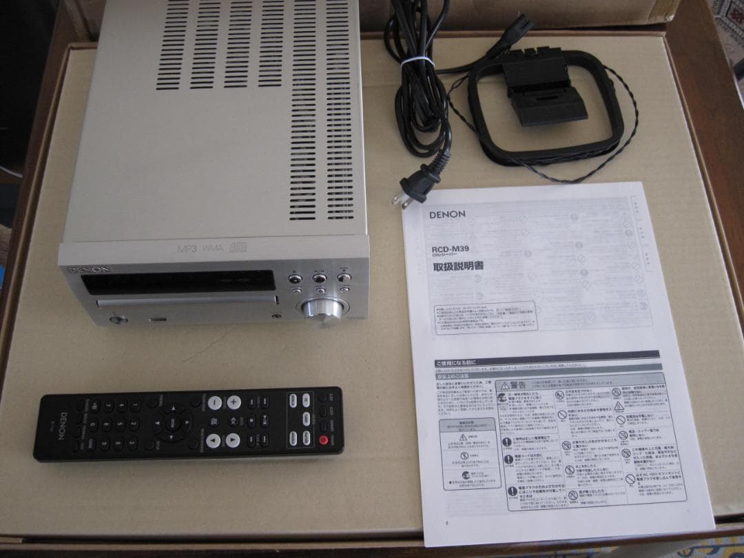 完動美品　DENON CDレシーバー　RCD-M39 iPod対応