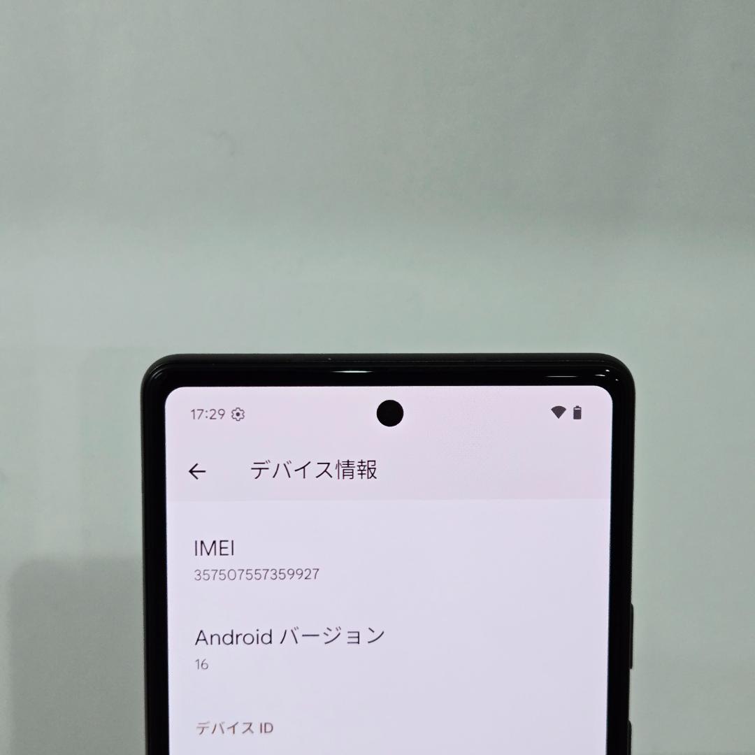02 Google Pixel 6a グレー(チャコール) SIMフリー 美品