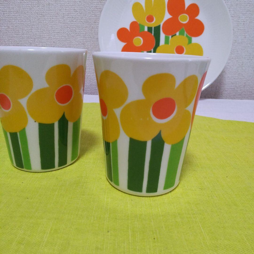 Figgioレア ヴィンテージ アネマリエ マグ&プレートセット