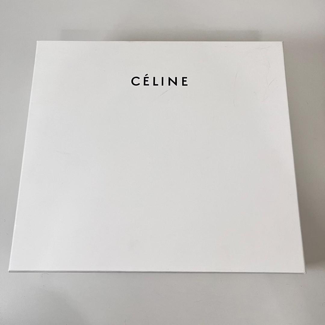 美品 セリーヌ フィービー期 レザー ウェッジソールサンダル 36 箱付き