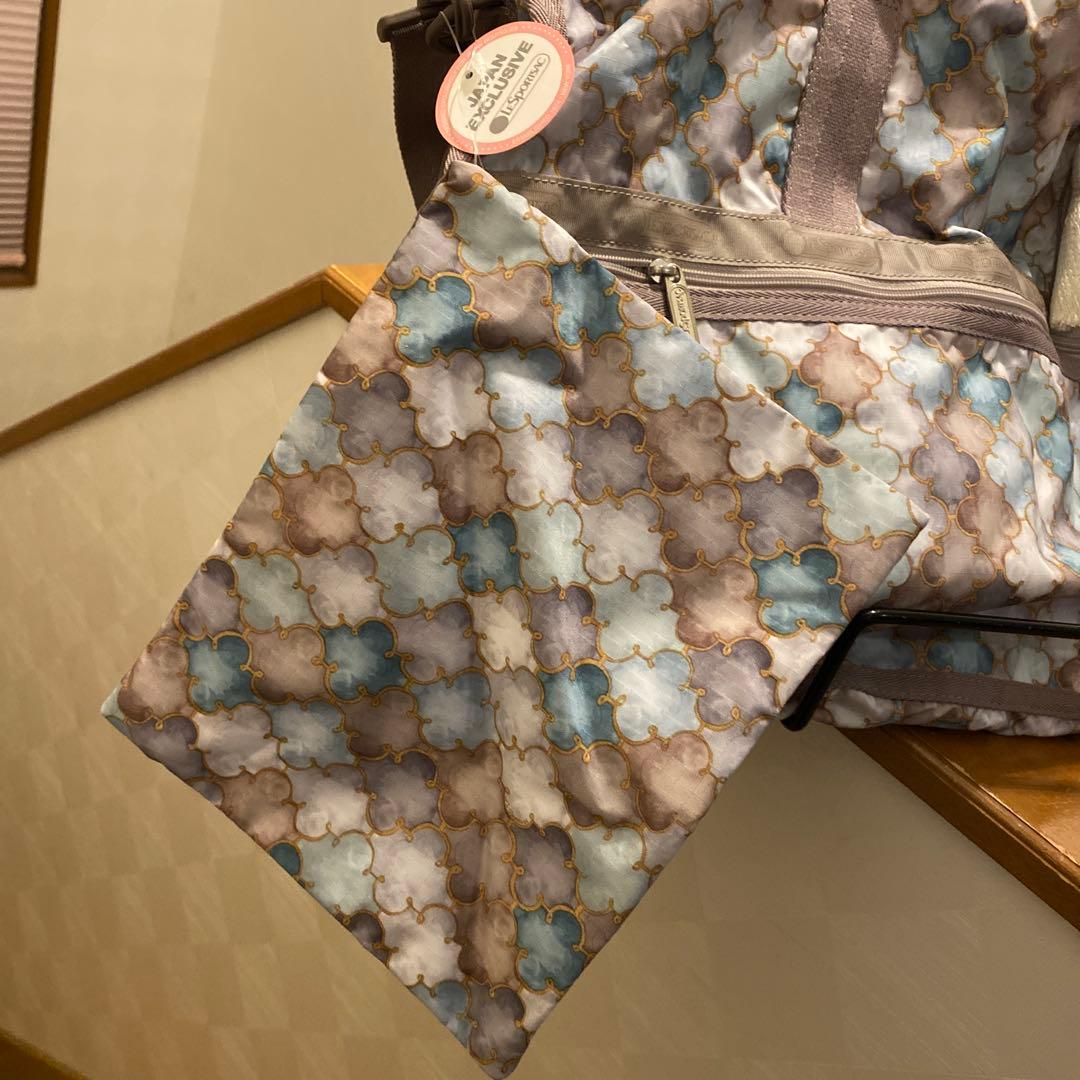 【新品】レスポ　ミニボストン　タッセルチャーム　ミニポーチ付