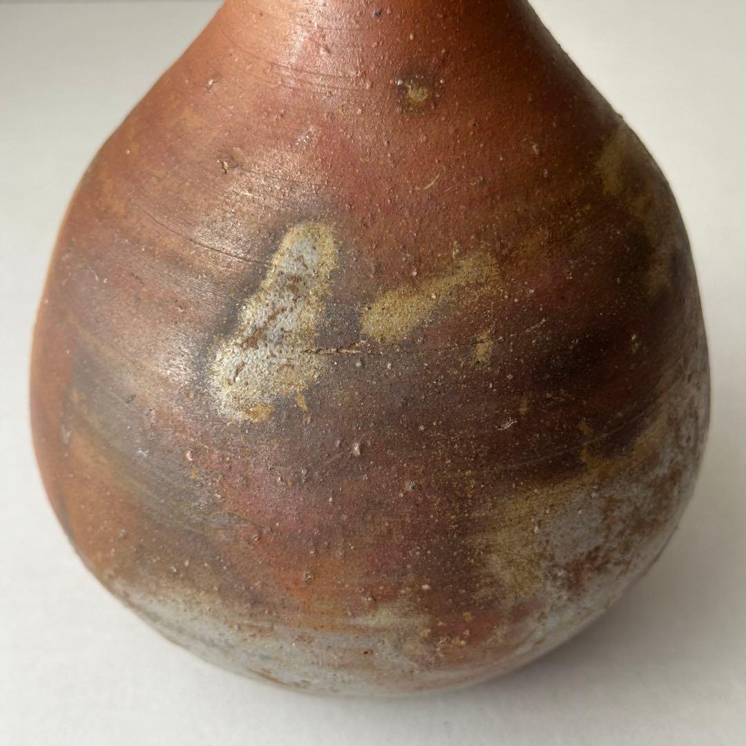 金重道明 備前 花器 徳利花入 共箱