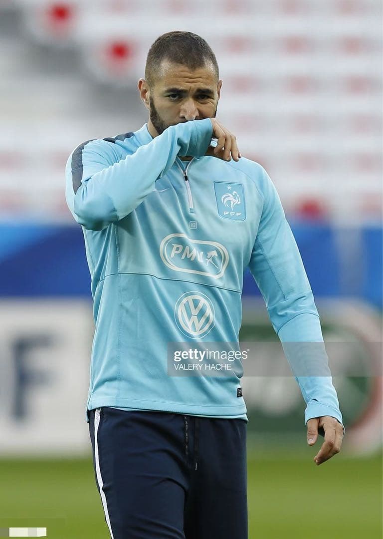 NIKE　サッカー　フランス代表カリム・ベンゼマ トレーニングトップ　ジャージ