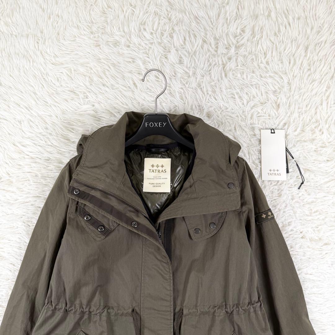 美品✨ タトラス モッズコート ダウンライナー付　BERINA カーキ サイズ1