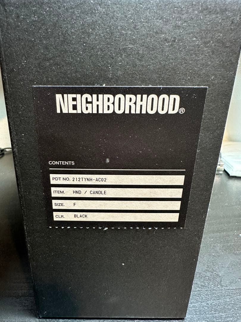 NEIGHBORHOOD ブラックキャンドル FUCK ファック