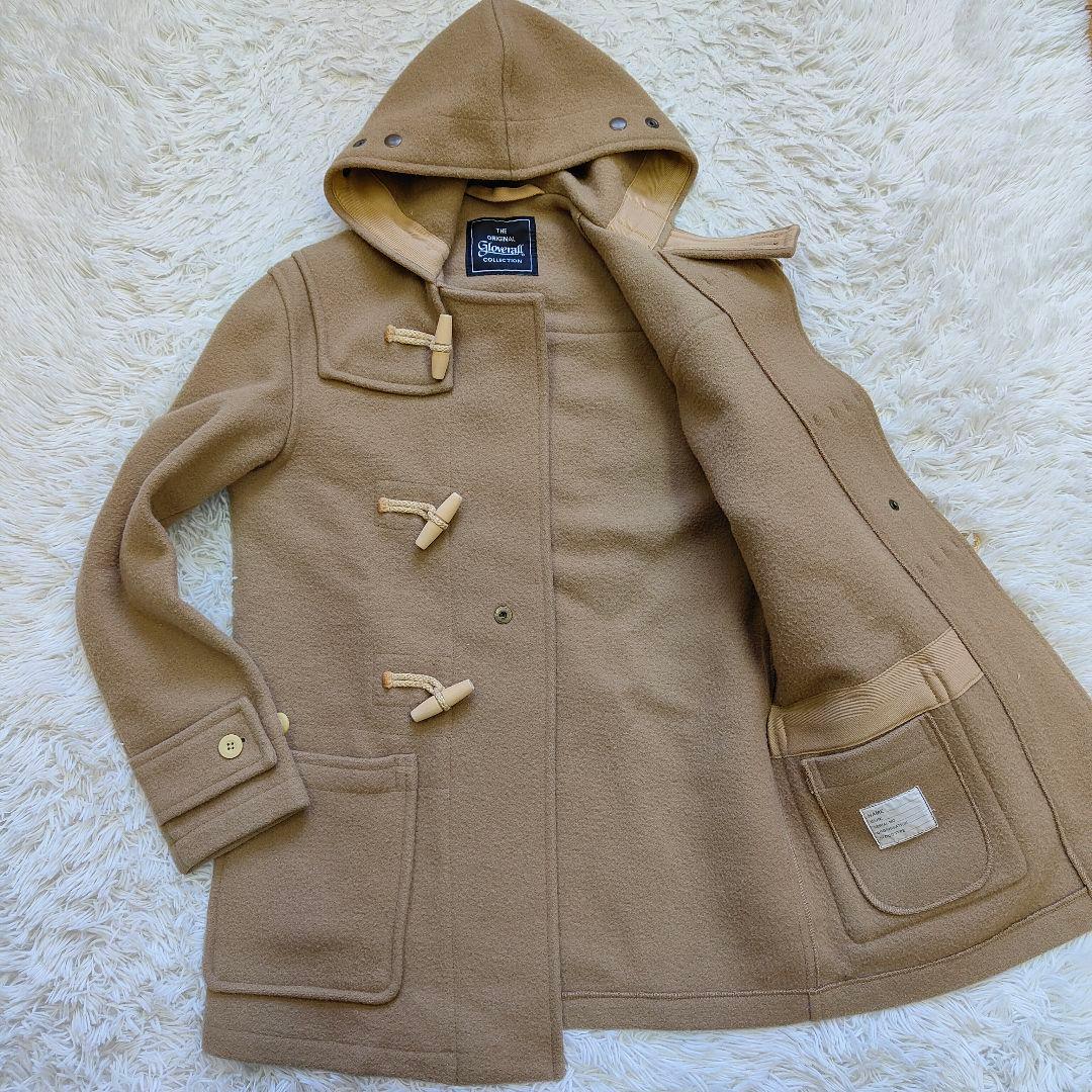 極美品　ミッドモンティ ダッフルコート キャメル　グローバーオール